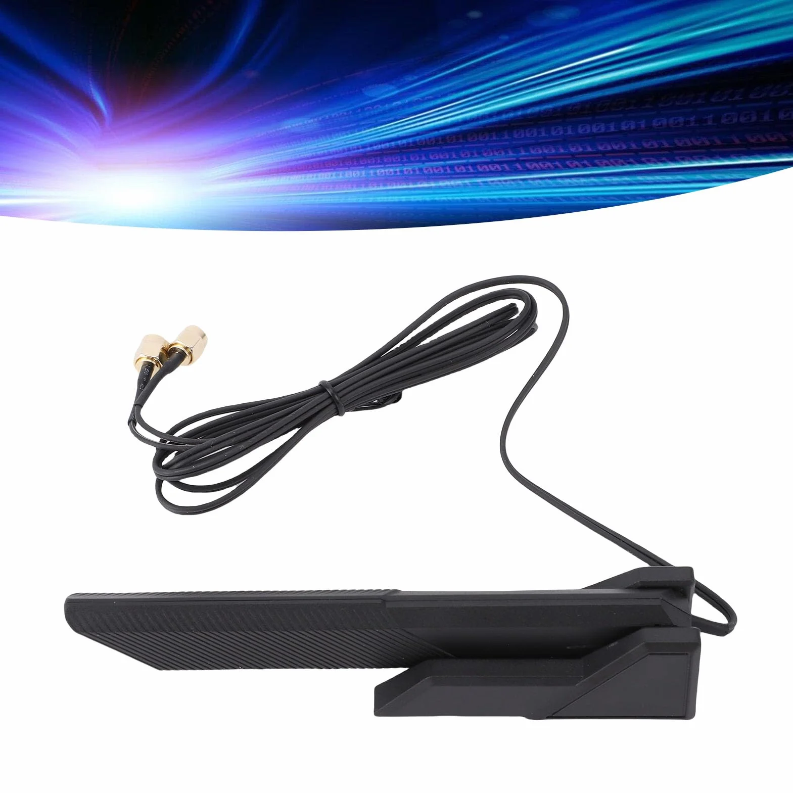 Trójzakresowa Antena WiFi, 2,4 GHz 5,8 GHz 6 GHz 12 DBi Antena SMA WiFi Podstawa Magnetyczna z Przedłużaczem 140 Mm/5,5 Cala, do Komputera Stacjonarnego Karta WiFi PCIe Router