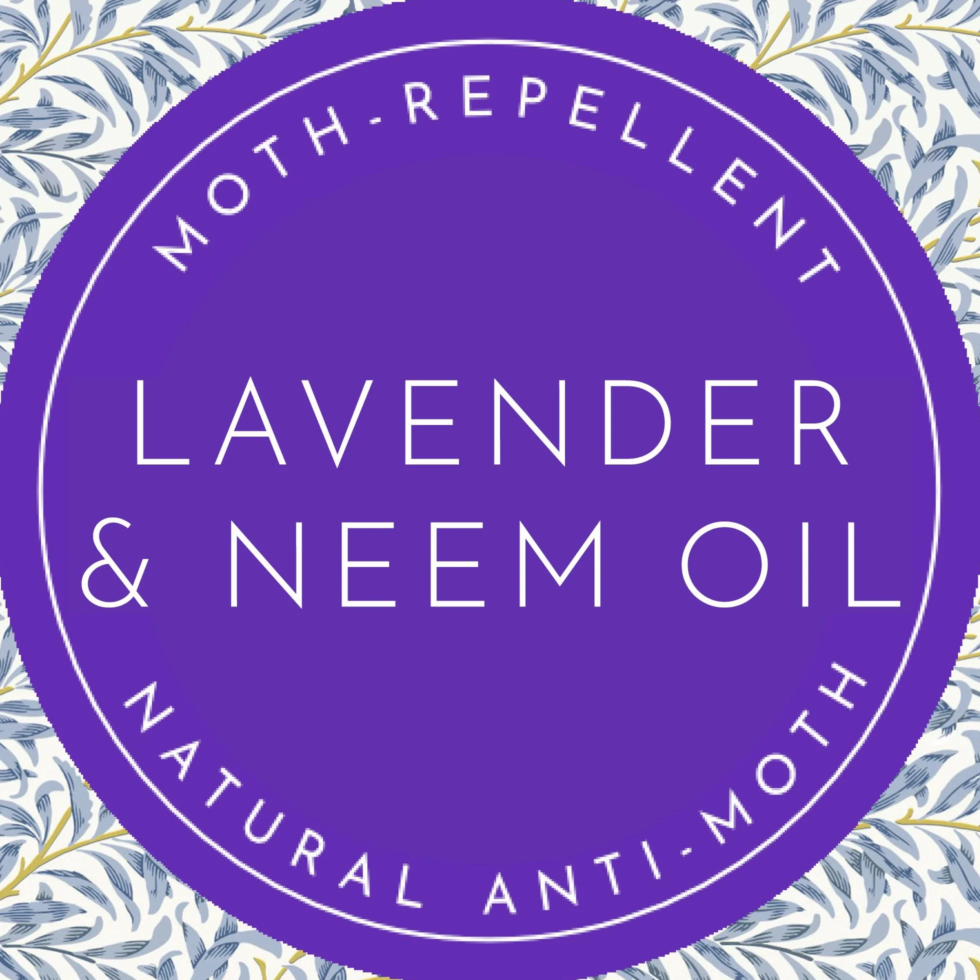 The Master Herbalist Feuilles de Papier parfumées pour tiroir paquet de 5 huiles essentielles Lavender & Neem Oil