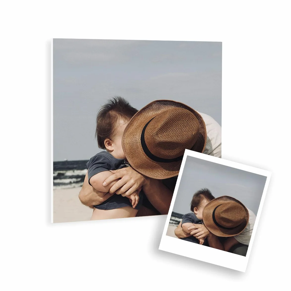 P Pevita Tableau personnalisé avec photo sur PVC expansé. Tableau de 50x50cm personnalisable imprimé en haute définition. Créez des cadeaux personnalisés et originaux pour décorer et offrir.