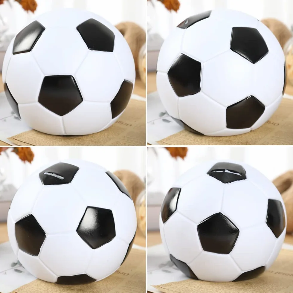 Tirelire Football Incassable pour Enfants - Cadeau Anniversaire Noël Garçons et Filles