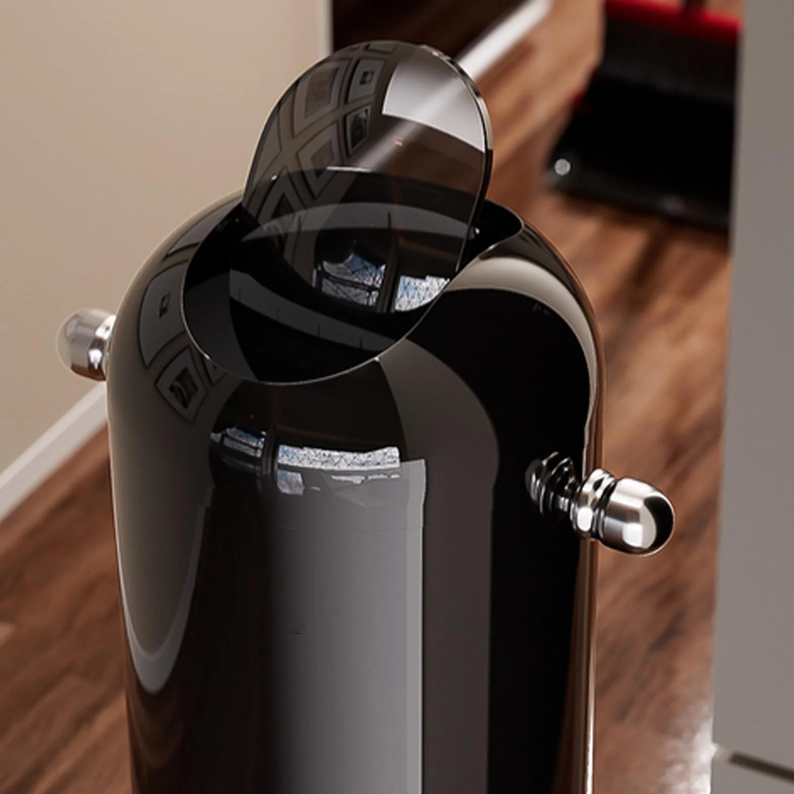 Poubelle De Cuisine 15 Litres Avec Roues Organisateur De Stockage Salle De Bain