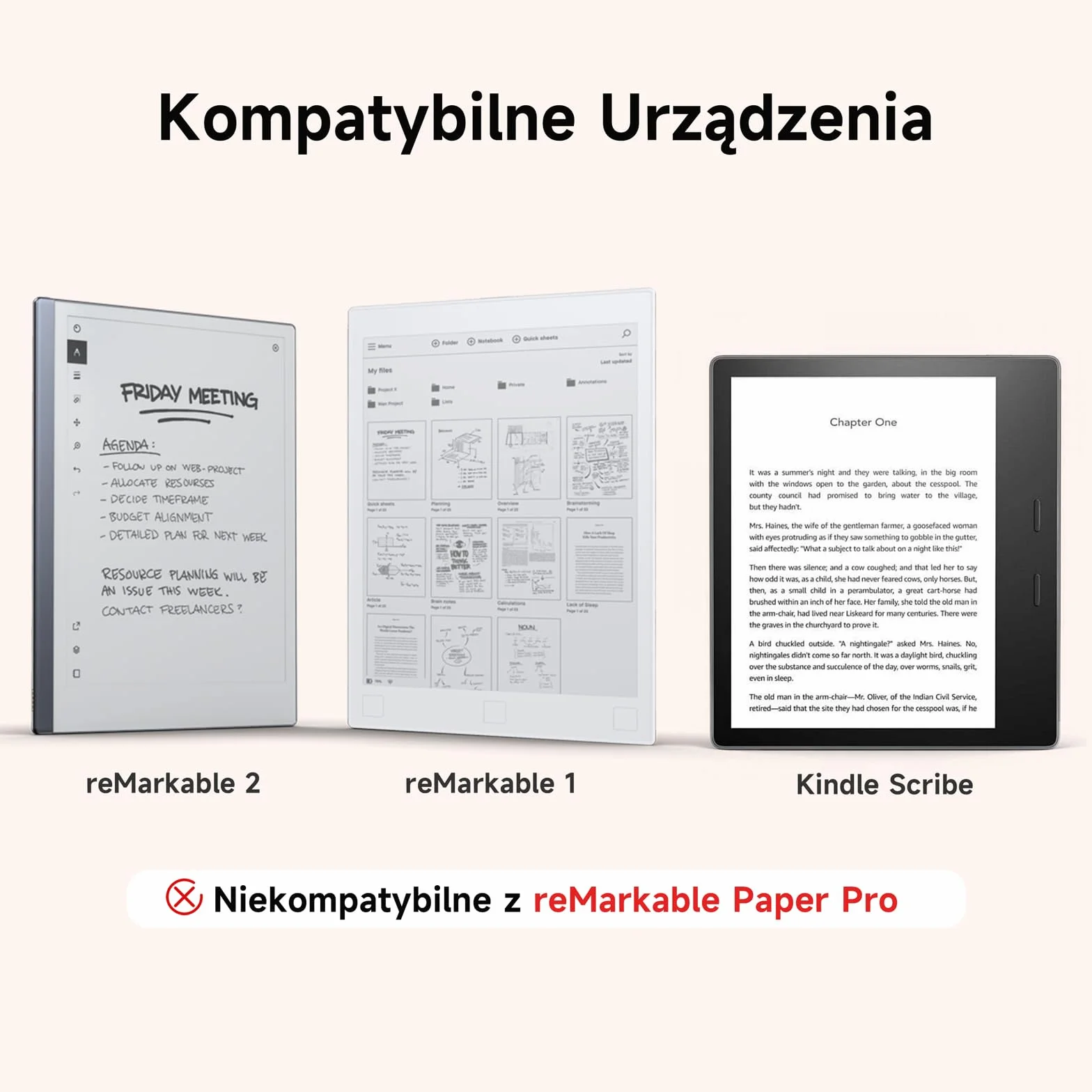 Rysik do Remarkable 2 Pen, Stylus EMR z Gumką, Poziom Nacisku 4096, Odrzucenie Dłoni i Wrażliwy na Pochylenie, Pióro CyfroweKompatybilne z Remarkable 2/1/Kindle Scribe