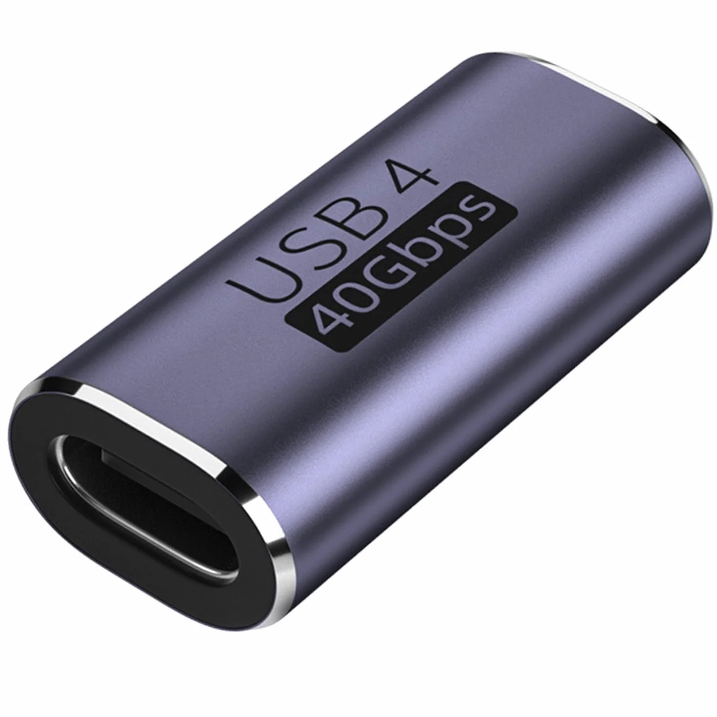 Adapter USB C do gniazda, złącze USB C, przedłużacz USB typu C, obsługuje transmisję 40 Gbit/s, ładowanie 100 W, 8 K/60 Hz, kompatybilny z Thunderbolt 4/3, MacBook Pro/Air i wieloma innymi