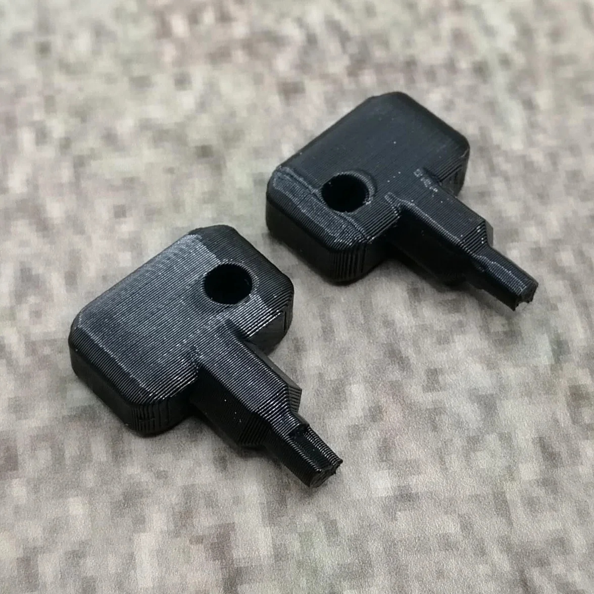 Lot de 2 clés de rechange noires compatibles Synology NAS Drive Bay Key Lock D5 D6 D8 D9 R6 X9 R8 DS181