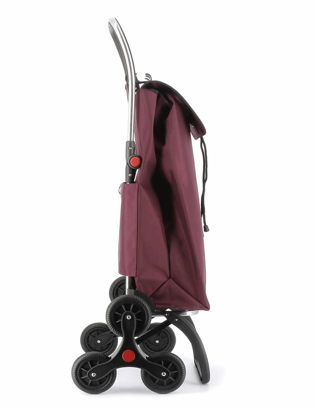 Chariot de Course Rolser I-Max MF 6 Roues Monte Escaliers Pliante - Bordeaux