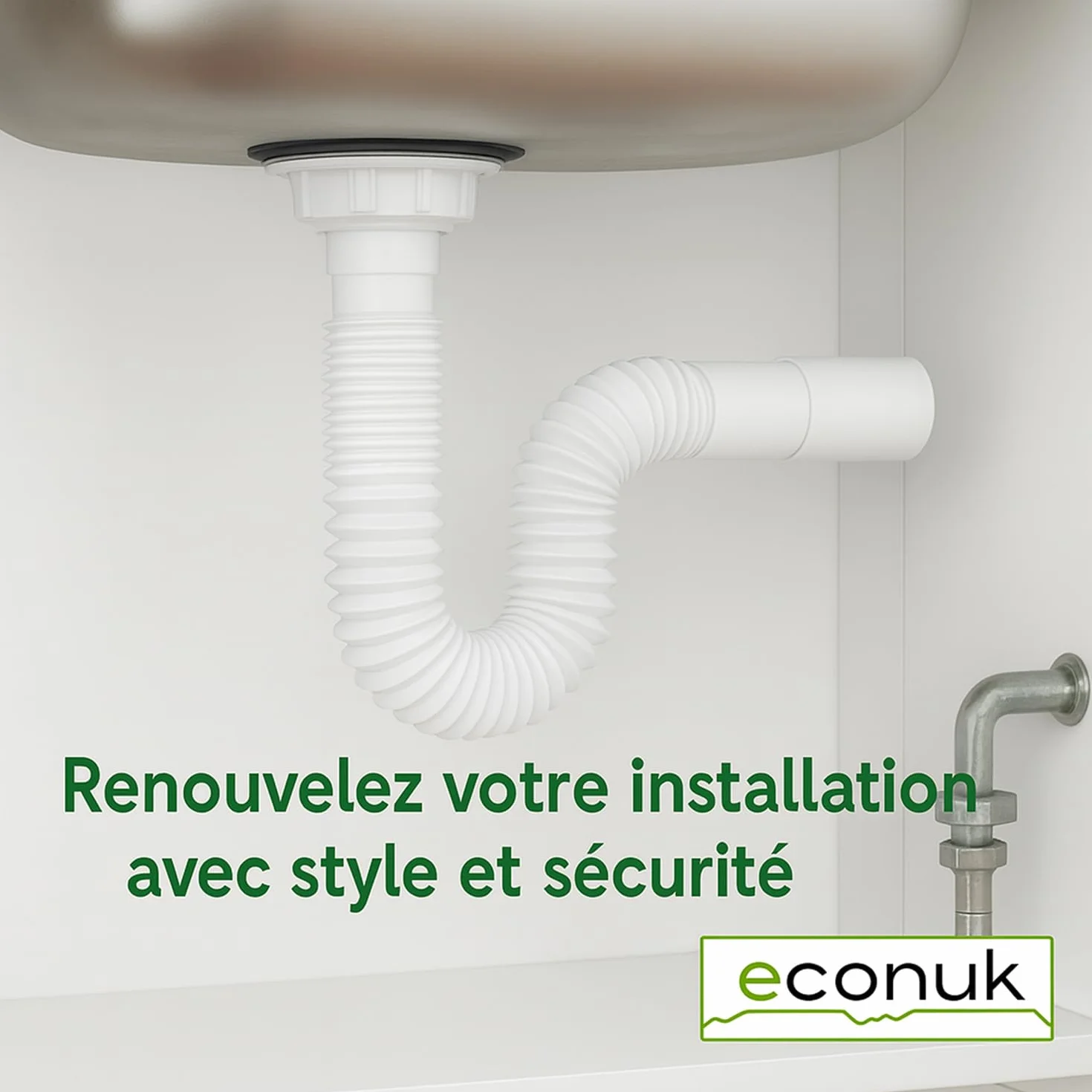Siphon lavabo universel 32/40 mm réglable extensible adaptateur inclus