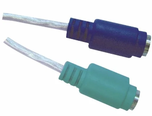 Waytex 11400 Adaptateur USB pour Clavier/Souris 2 x PS/2