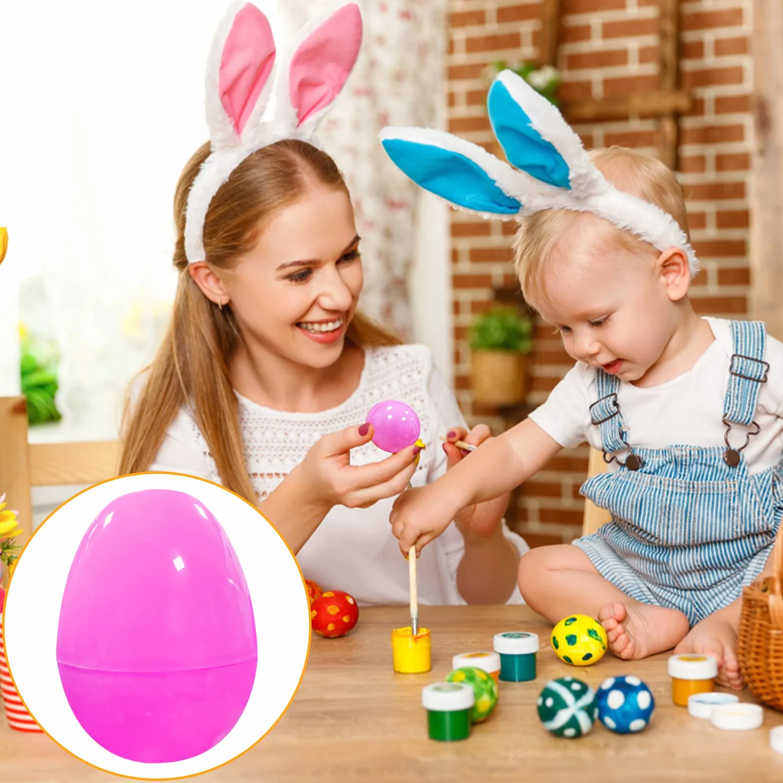 Oeufs de Pâques 28pcs Colorés à Remplir Surprise Chasses Panier Remplisseurs Cadeau