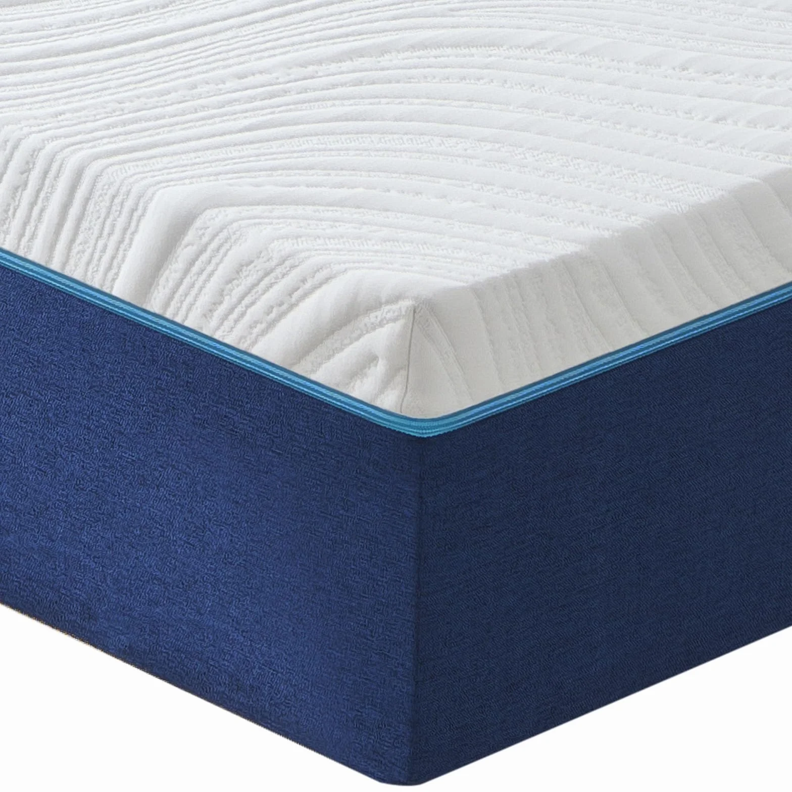 Hiimgo Matelas 90x190x16cm, Matelas en Mousse à Mémoire de Forme, Fermeté Moyenne,7 Zones de Confort, Soutien Parfait, Réversible à Deux Faces Utilisables