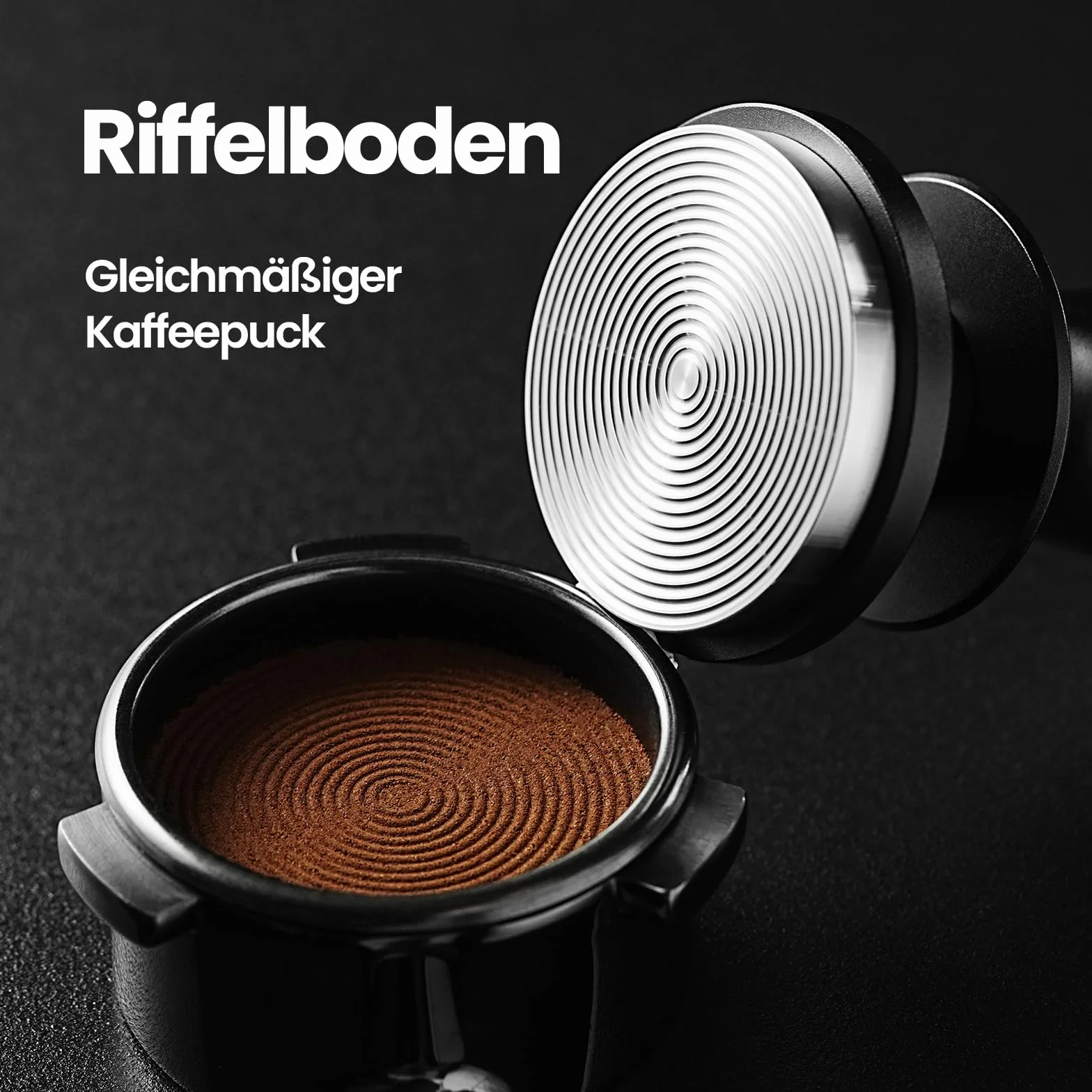 MHW-3BOMBER CD Series Tamper 58mm – Presse à café à Pression constante 30 lbs, Extraction homogène, Accessoire Barista pour Machines à portefiltre, idéal pour Amateurs de café et Professionnels