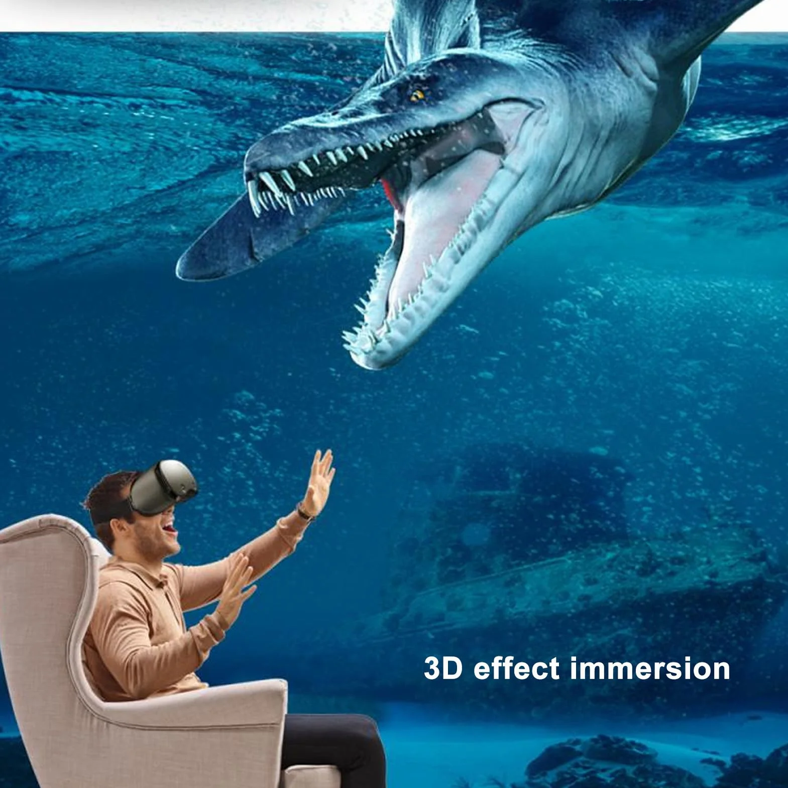 Zestaw Słuchawkowy VR do Wirtualnej Rzeczywistości Okulary 3D Gogle VR Kask 3D do Wirtualnej Rzeczywistości 5–7 Cali do Telewizora, Filmów Telefonicznych, Edukacji i Gier Wideo