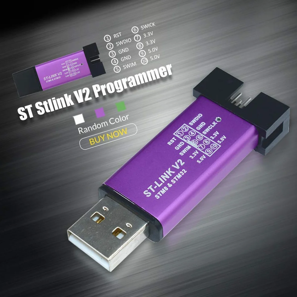 St-Link V2 Mini Unité de Programmation STM8 STM32 Téléchargeur d'émulateur