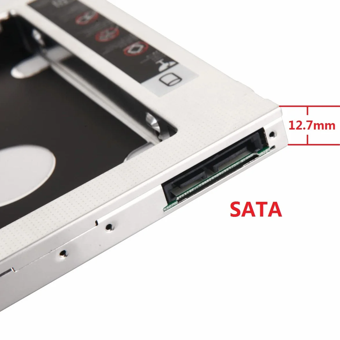 2. Drugi Dysk Twardy HDD SSD Zatoka Optyczna Rama Caddy do Asus k53e X53S F83VF X53Sm A42 A40J A42J A42F