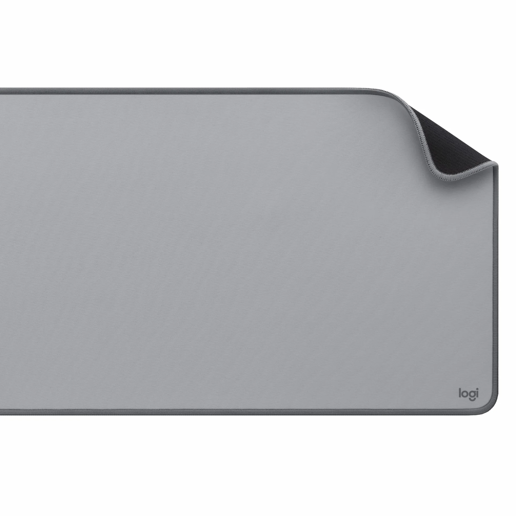 Logitech Desk Mat Studio Series Large Tapis de Bureau Multifonctionnel Protection Anti-Dérapage Imperméable Grise