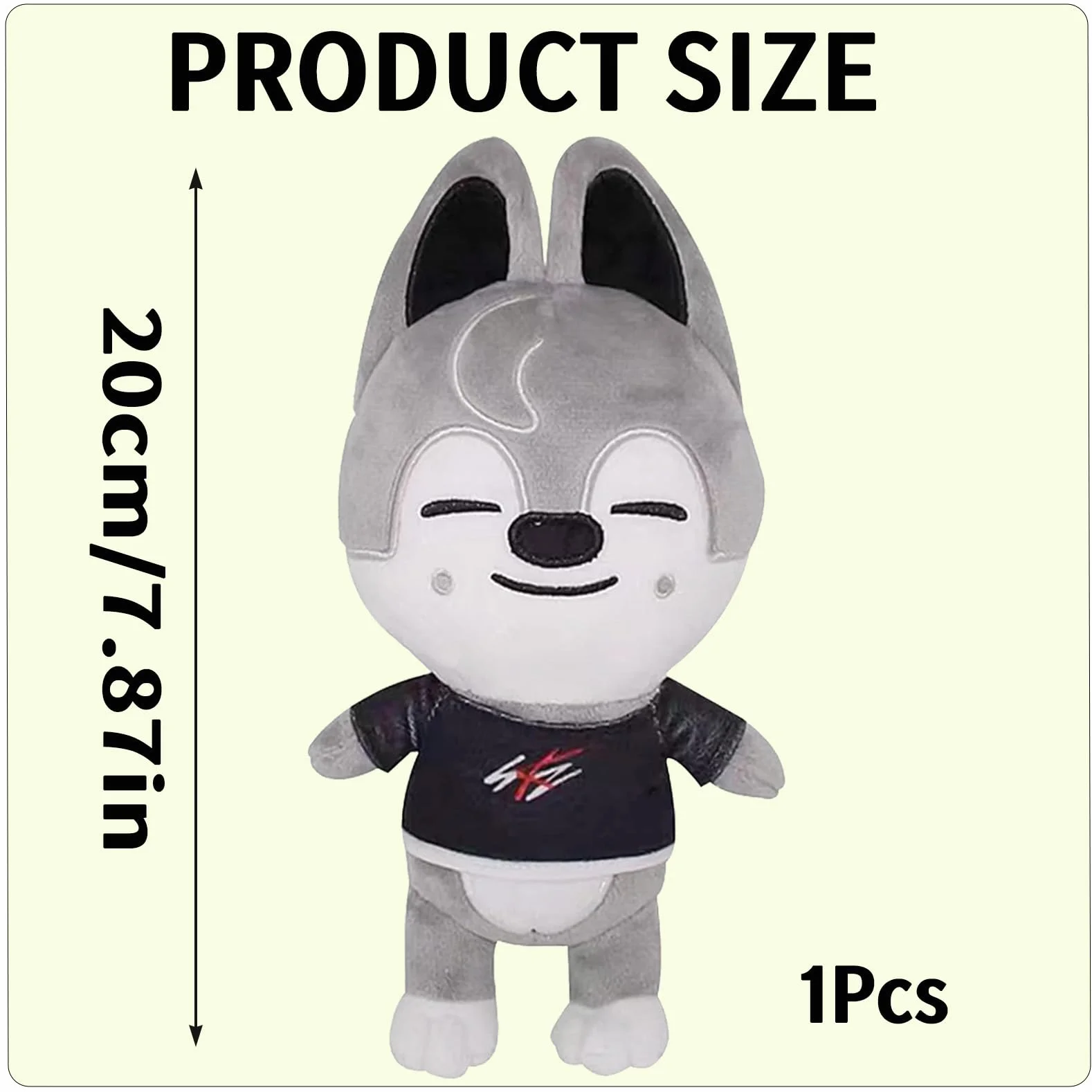 Skz- Peluche Douce 20 cm pour Fans Dessin animé Cadeau décoration