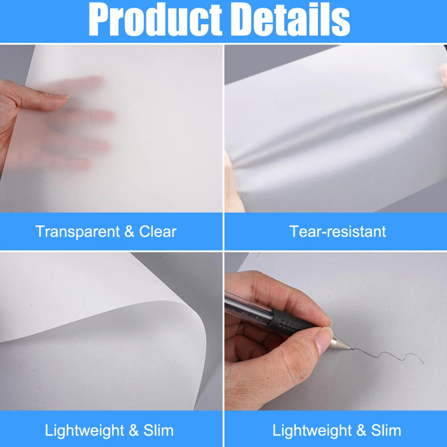 Papier Calque A4 73g/m² Hautement Transparent Imprimable pour Patron Couture Dessin Scrapbooking