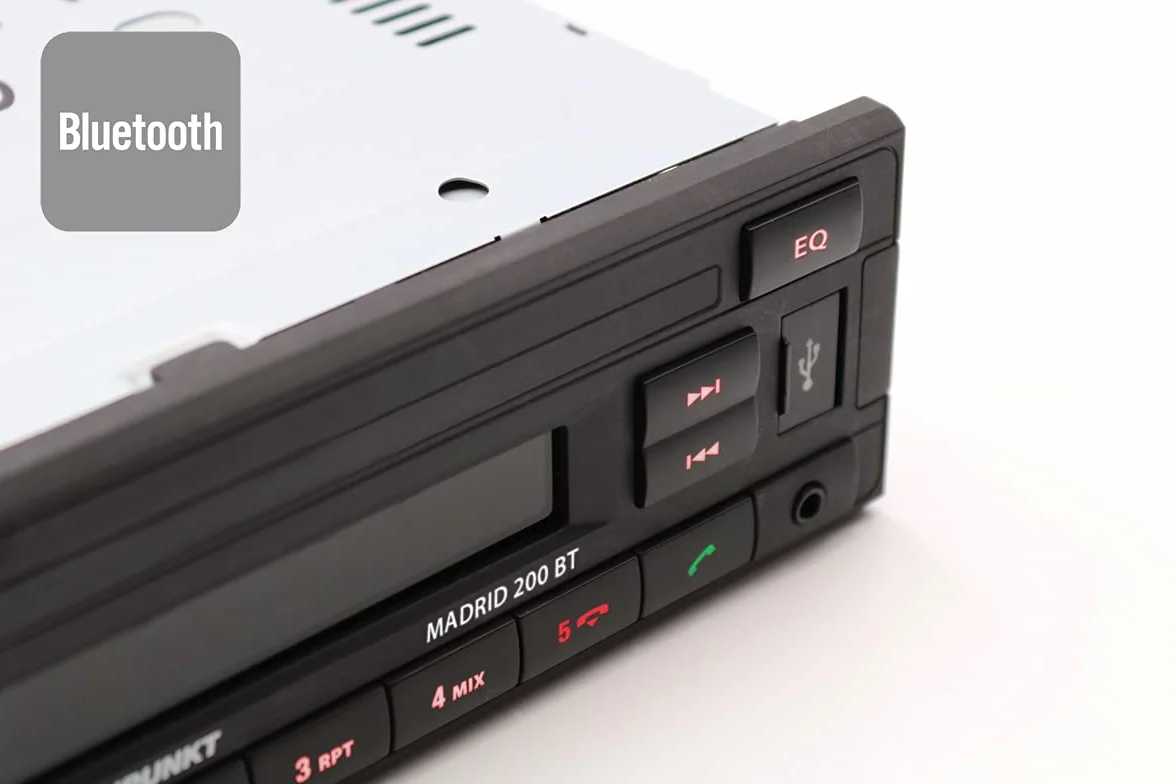 Blaupunkt Madrid 200 BT | Bluetooth, Tuner RDS, zestaw głośnomówiący, USB, Aux-in