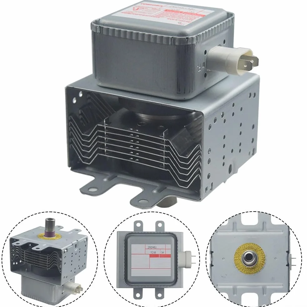 Magnetron micro-ondes 2M248J 1000 W Construction métallique pour une utilisation durable