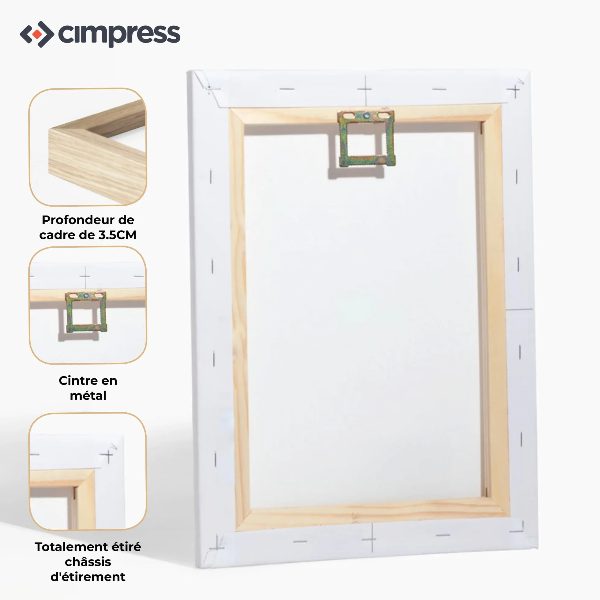 Cimpress Tableau sur Toile Personnalisé 30 × 20 cm Décoration Murale Wall Art Moderne