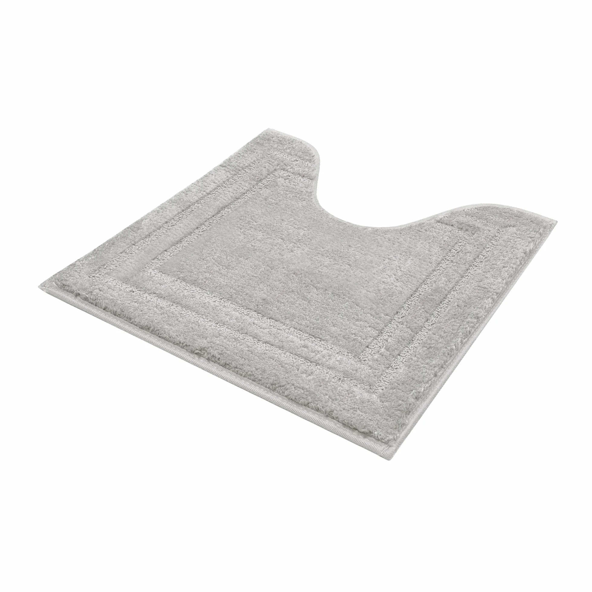 Decomira Tapis de Bain Antidérapant Absorbant Lavable 45x45 cm Gris
