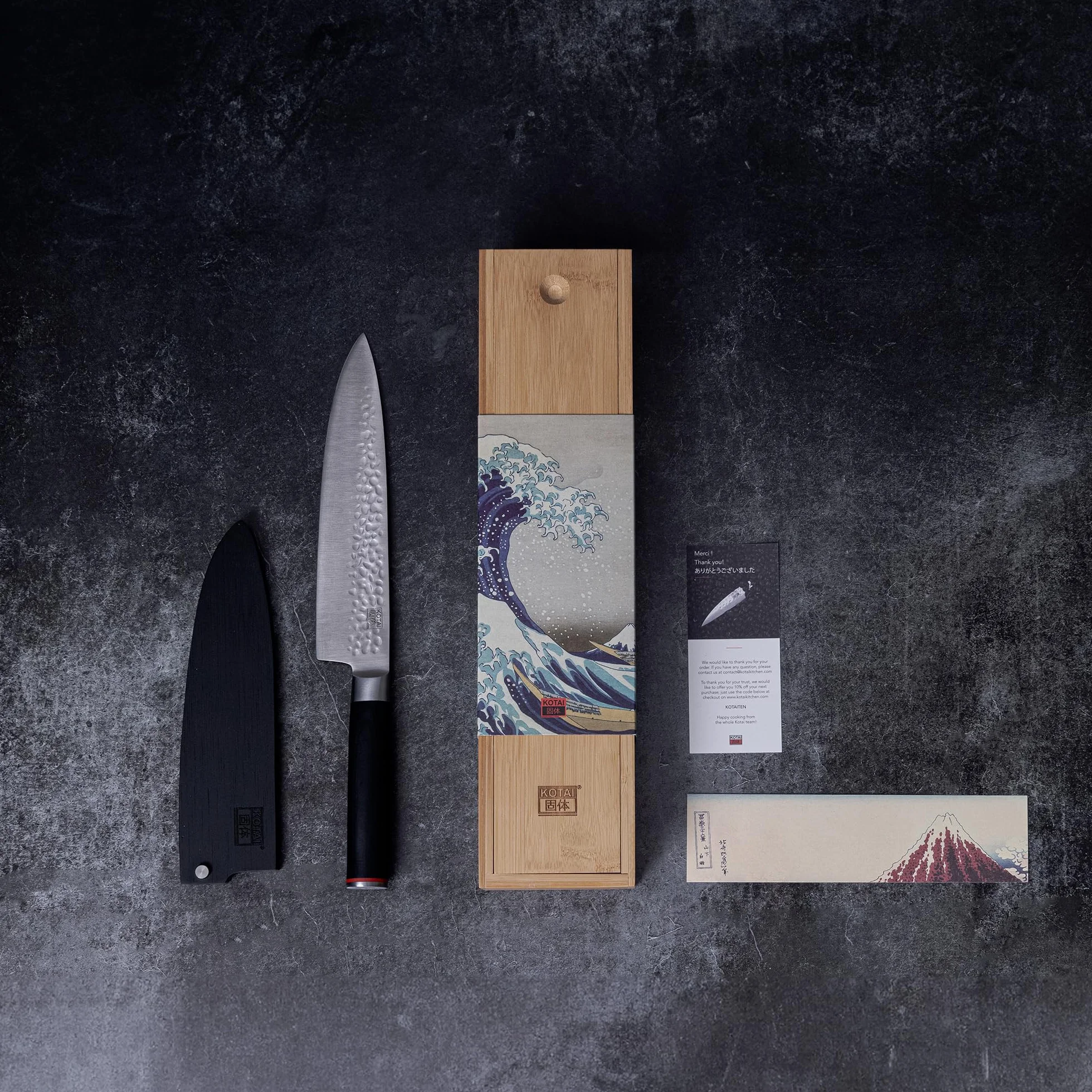 KOTAI Couteau de cuisine KOTAI GYUTO Lame 20cm KT-SG-001H