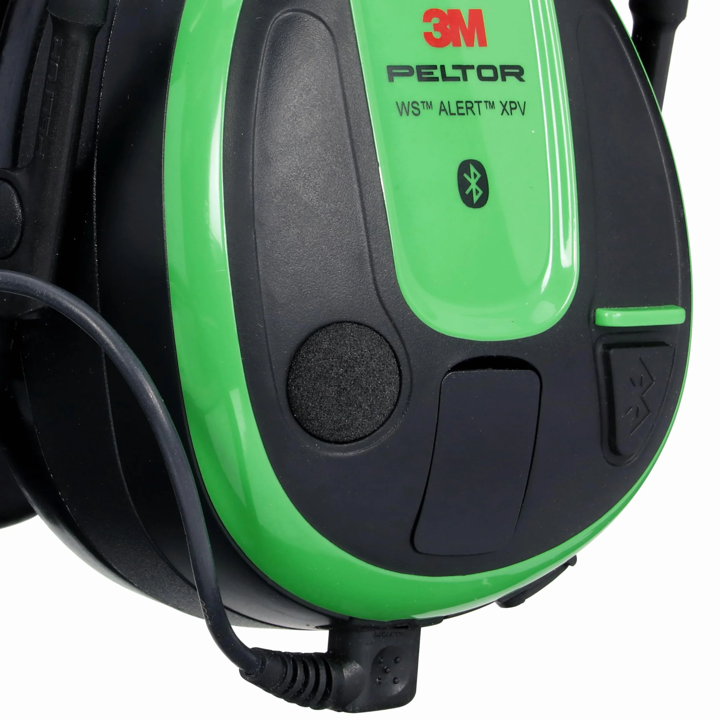 3M PELTOR WS ALERT XPV zestaw słuchawkowy, zielony, opaska na głowę, zasilana energią słoneczną, Bluetooth MultiPoint, MRX21A1WS7