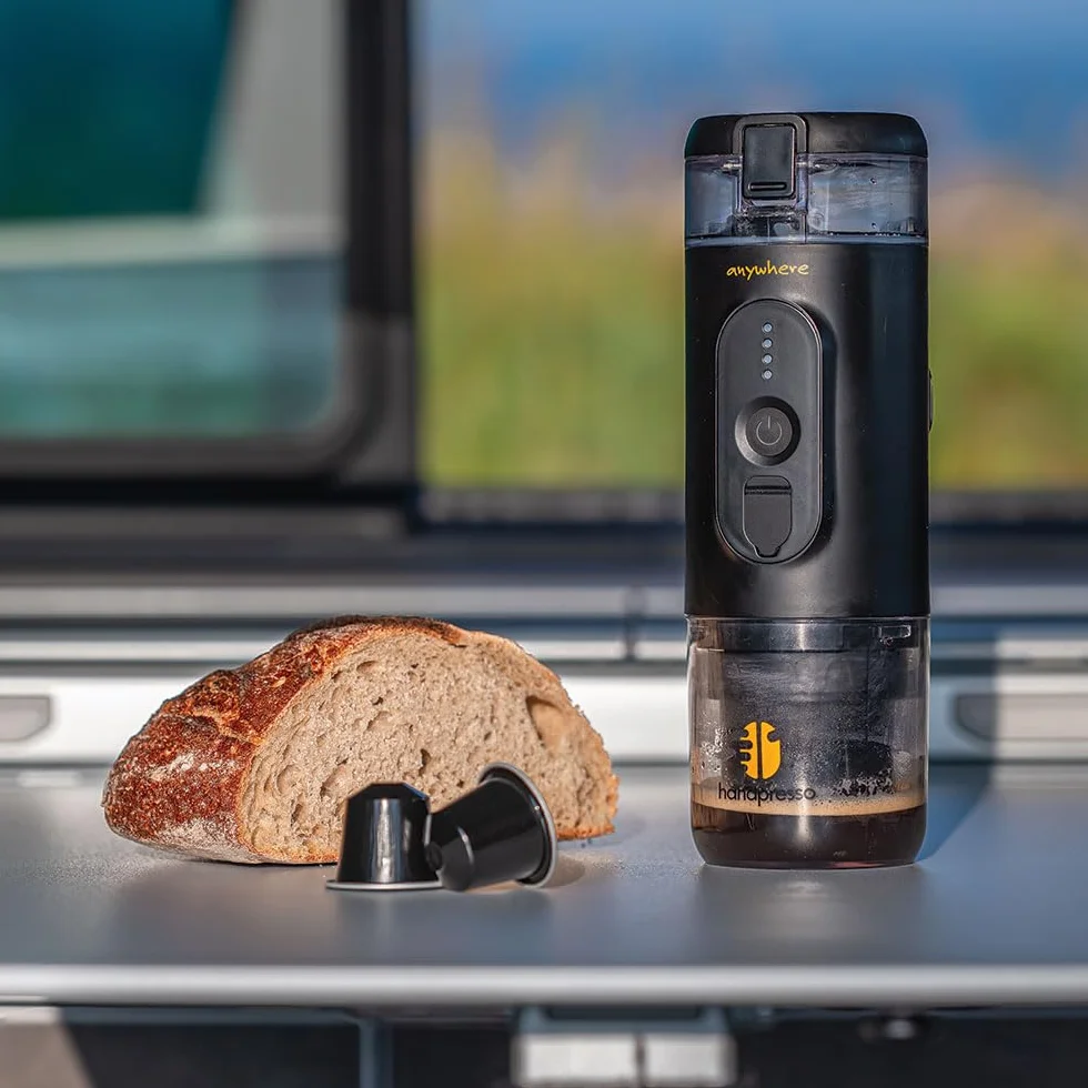 Handpresso - Cafetière portable E-Presso 21700 | Machine a cafe portable avec batterie USB réservoir 60ml - Cafetiere de voyage pour capsules expresso ou café moulu – mini cafetière à batterie