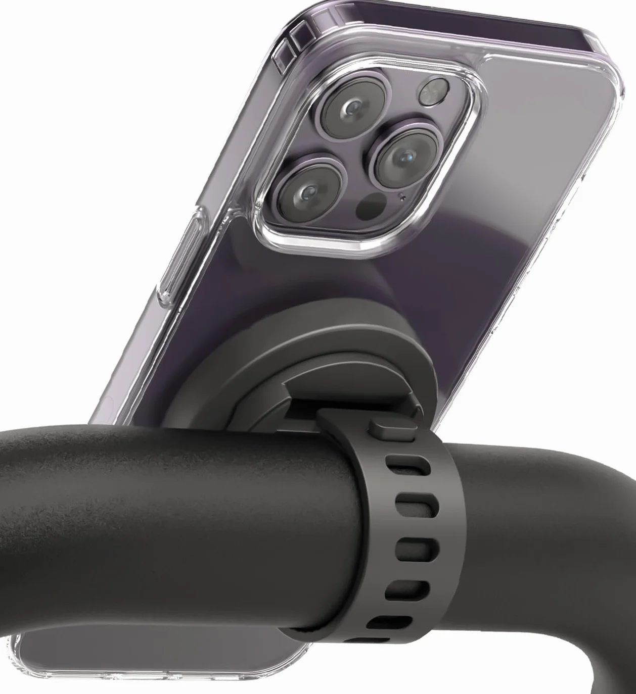 Encased Uchwyt magnetyczny G9-Gripper – kompatybilny z uchwytem na telefon MagSafe do domowego roweru fitness, sprzętu treningowego, wózka i kierownicy wózka (iPhone 14/13/12/Pro Max)