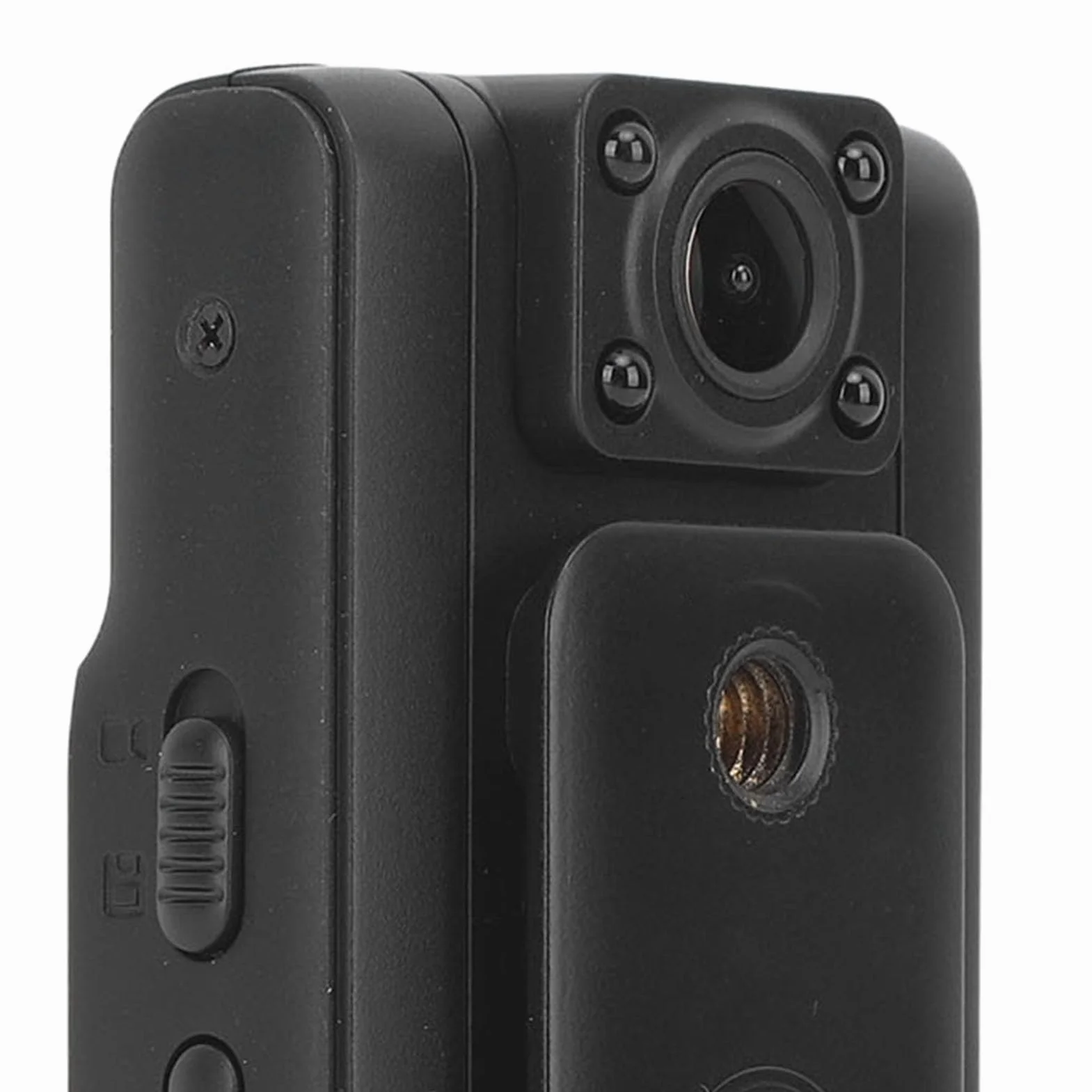 Kamera Na Korpus 1080P - Bateria 1000 MAh, Kieszonkowa Z Obracanym Obiektywem o 180° i Ekranem OLED Do Odtwarzania, Policyjna Z Dźwiękiem Do Chodzenia