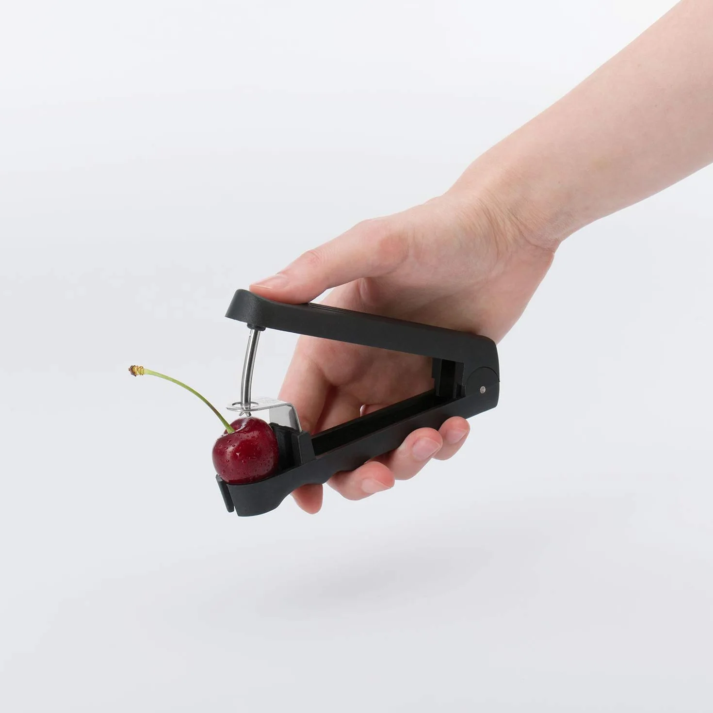 Westmark Dénoyauteur à Cerises 13,1 cm Plastique acier inoxydable Noir