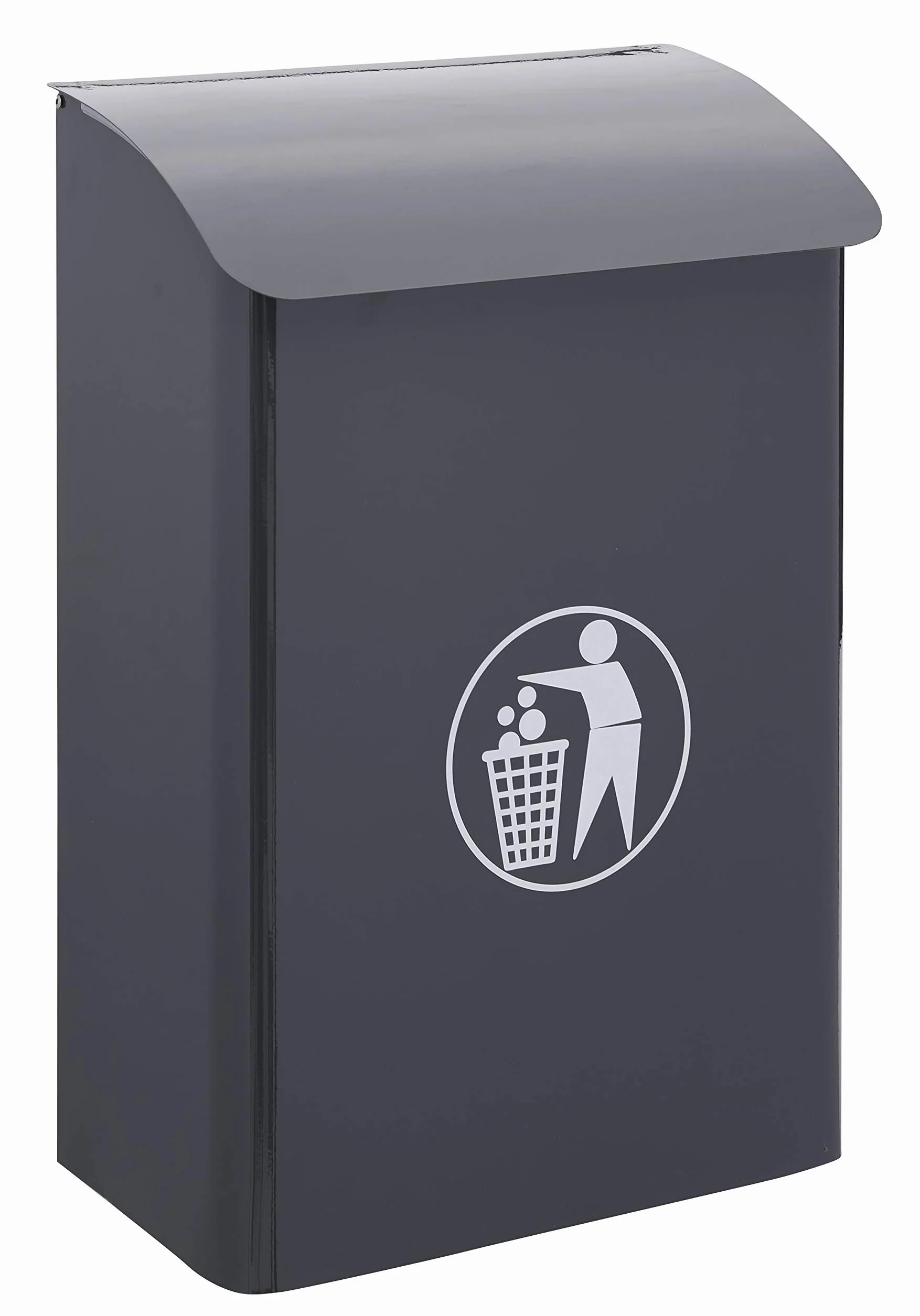 ARREGUI E6115 Poubelle Murale recyclage acier 30 L Gris