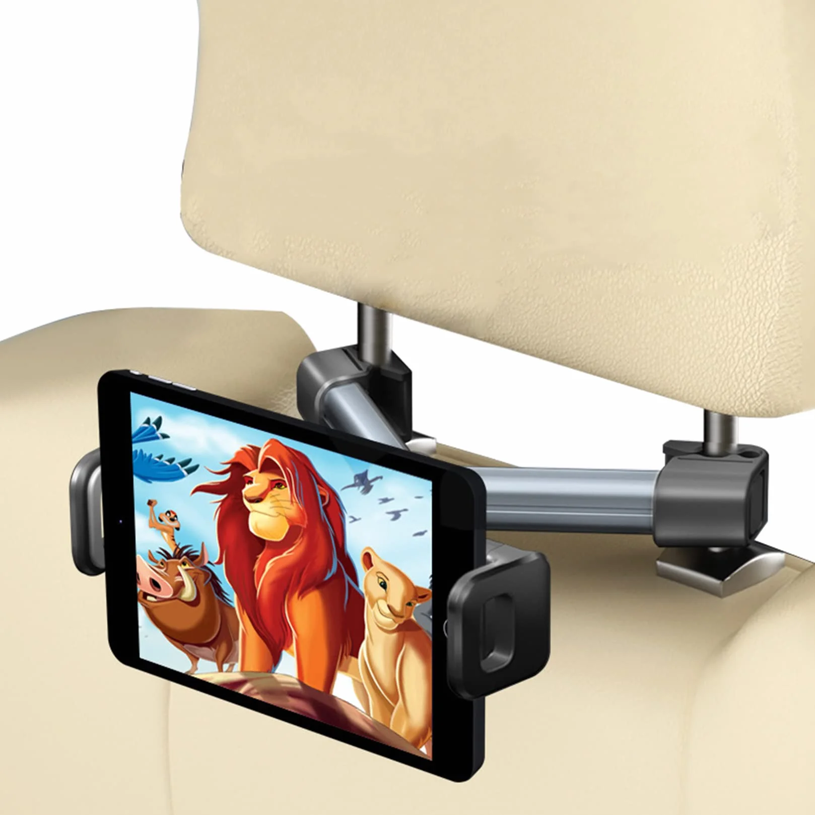 Uchwyt Na Tablet Samochodowy, Wysuwany ZagłÓWek Na Tablet, Uchwyt Na Tablet,Odpowiedni Dla UrządzeŃ Ipad/Iphone/Samsung Galaxy Tabs/Kindle Fire HD/Switch Itp. 4-14 Cali