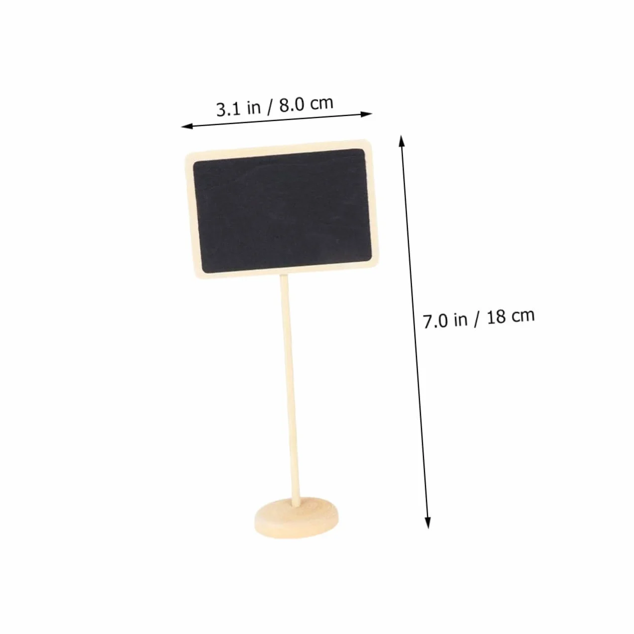 Mini Ardoise Table avec Support Panneaux Buffet pour Numéros de Table Mariage 20 pièces