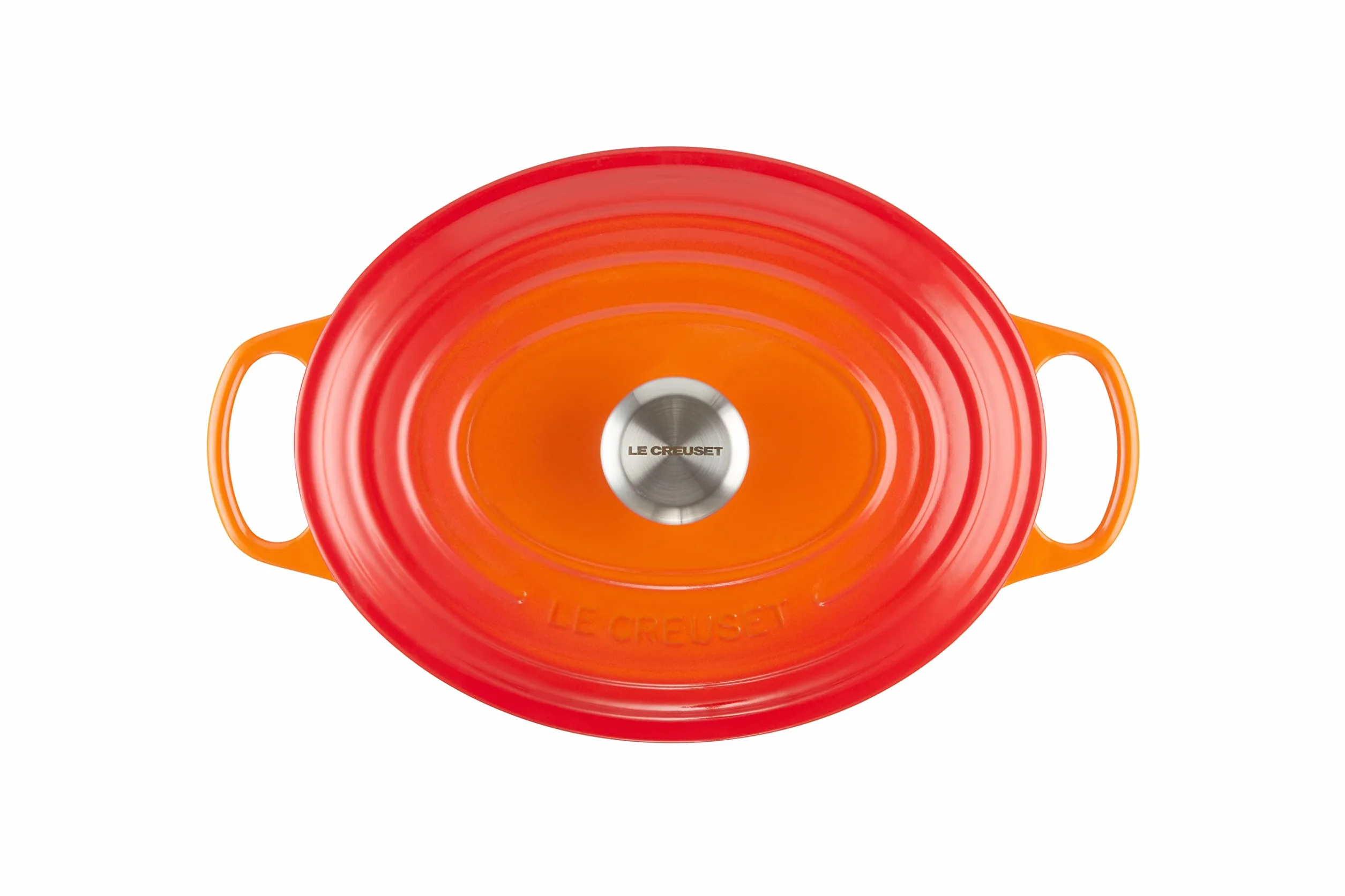Le Creuset Cocotte en Fonte Émaillée Signature avec Couvercle, 29 cm, Ovale, 4,7 L, 4,675 kg, Volcanique, 21178290902430