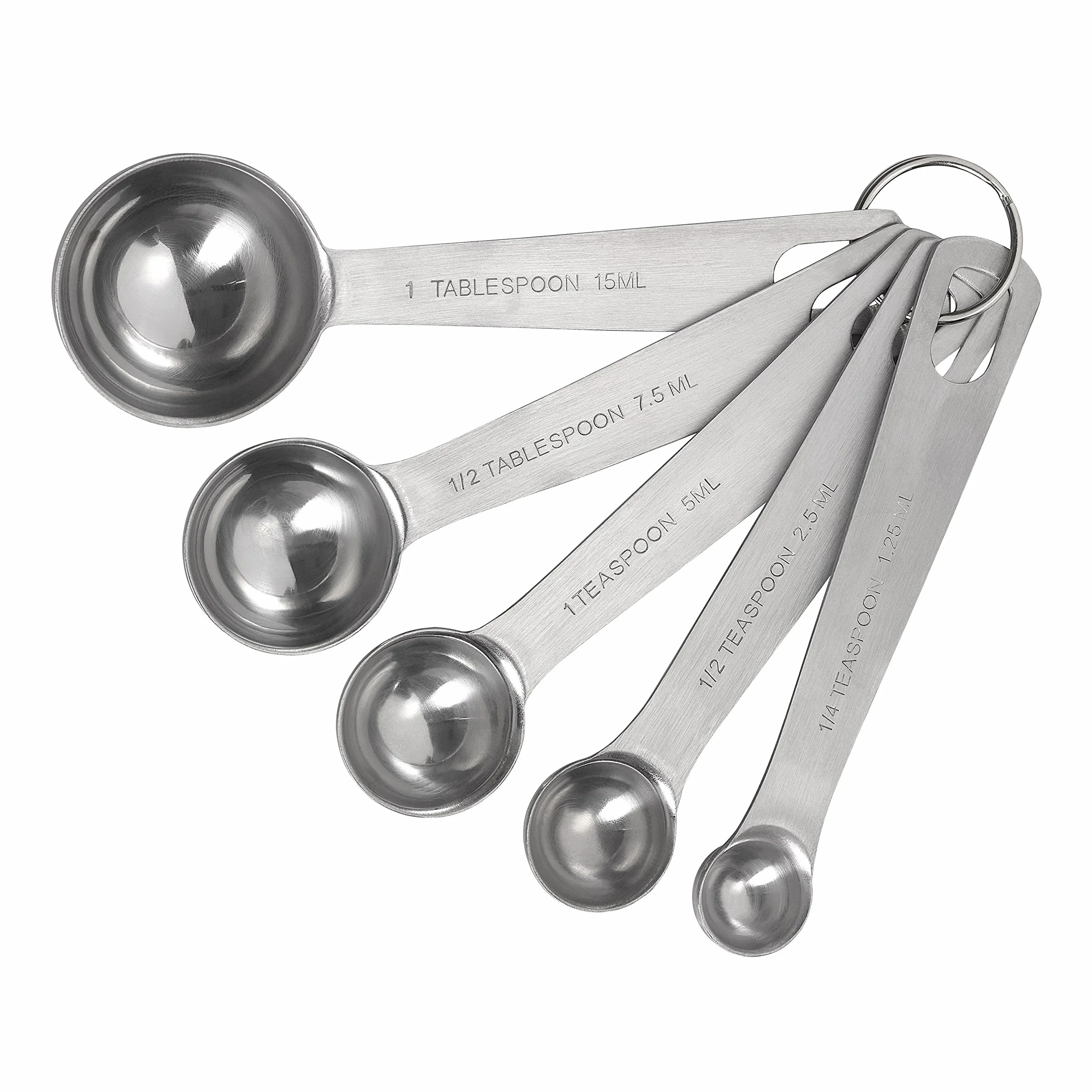 Tala Cuillères Doseuses Lot de 5 Acier Inoxydable Mesure Pâtisserie Épices
