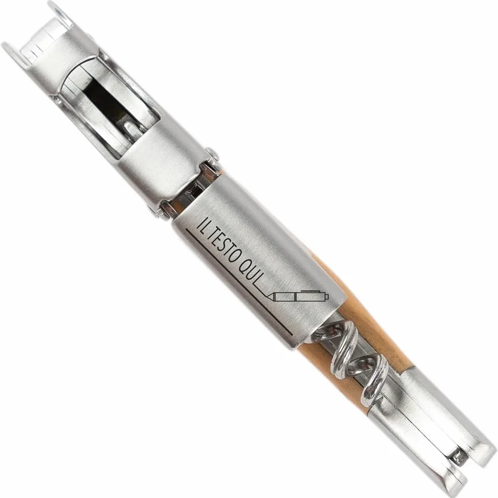 Ocadeau Sommelier personnalisé avec gravure texte – Couteau Sommelier personnalisable - Idée cadeau homme personnalisé pour anniversaire, noël, fête pères