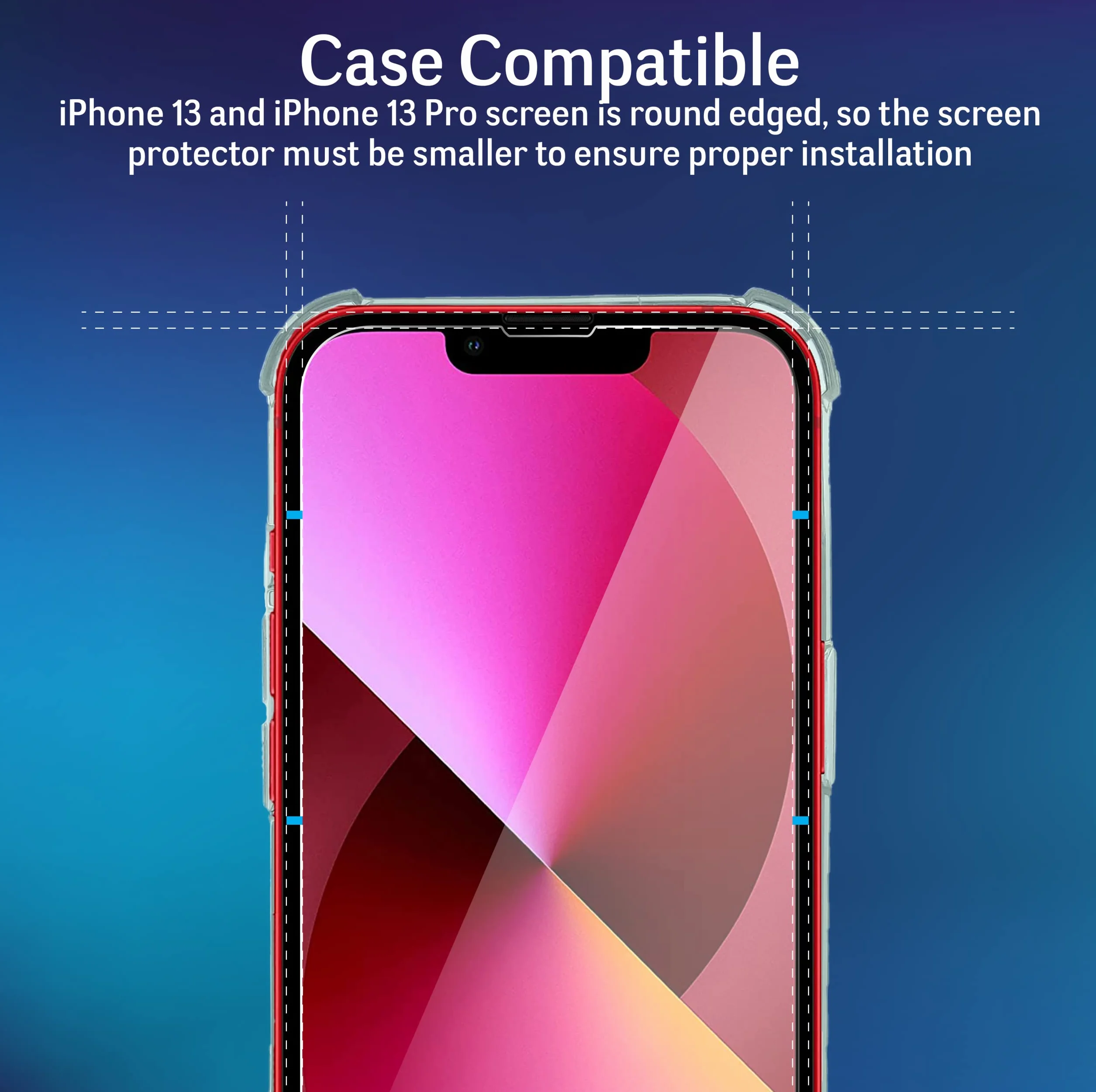 Ochraniacz ekranu do iPhone 13 / iPhone 13 Pro [3 sztuki] szkło hartowane na ekranu, screen protector ochronne ekran