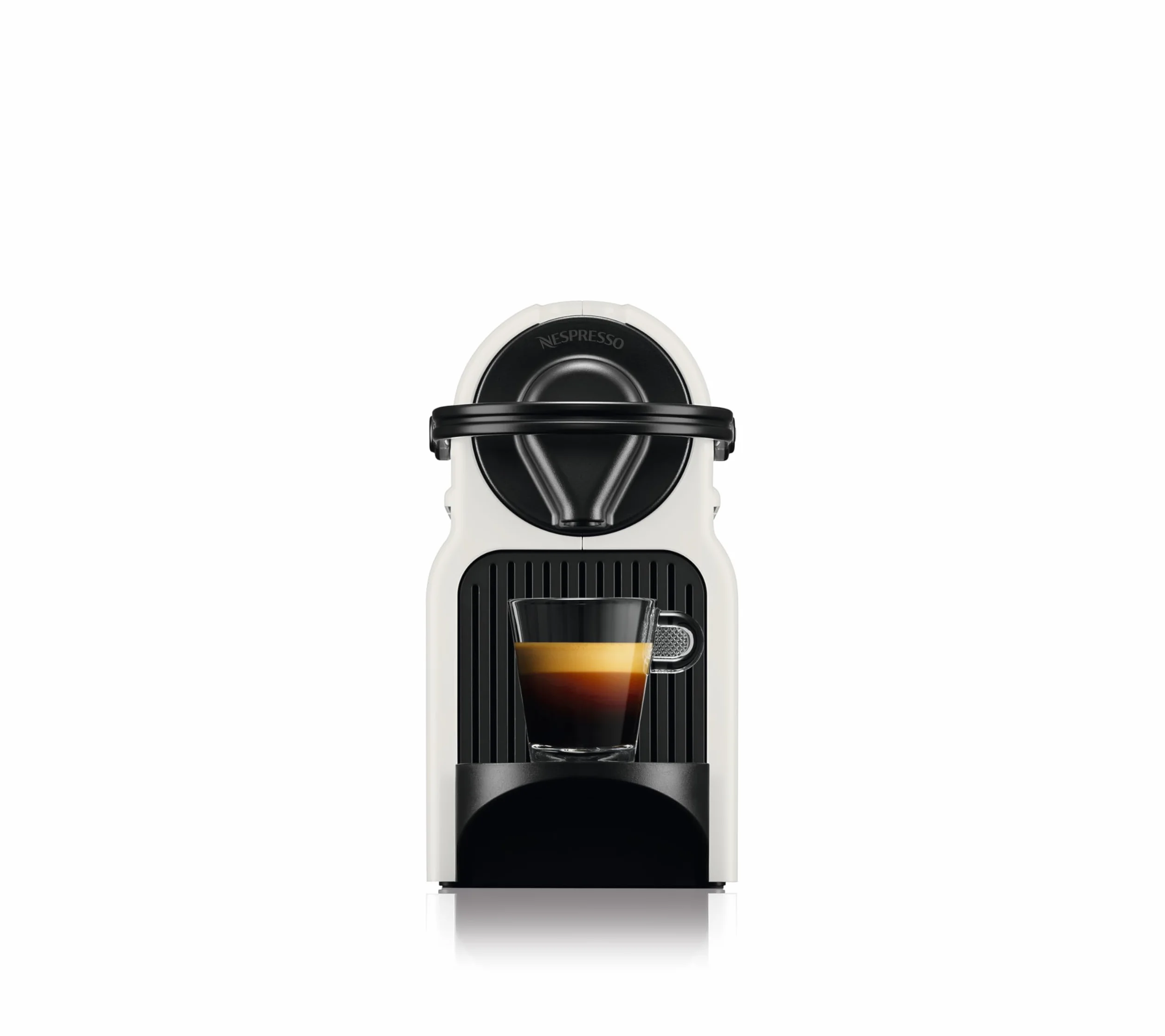Nespresso Krups Inissia Blanche Machine à Café 19 Bars Design Compact Arrêt Automatique
