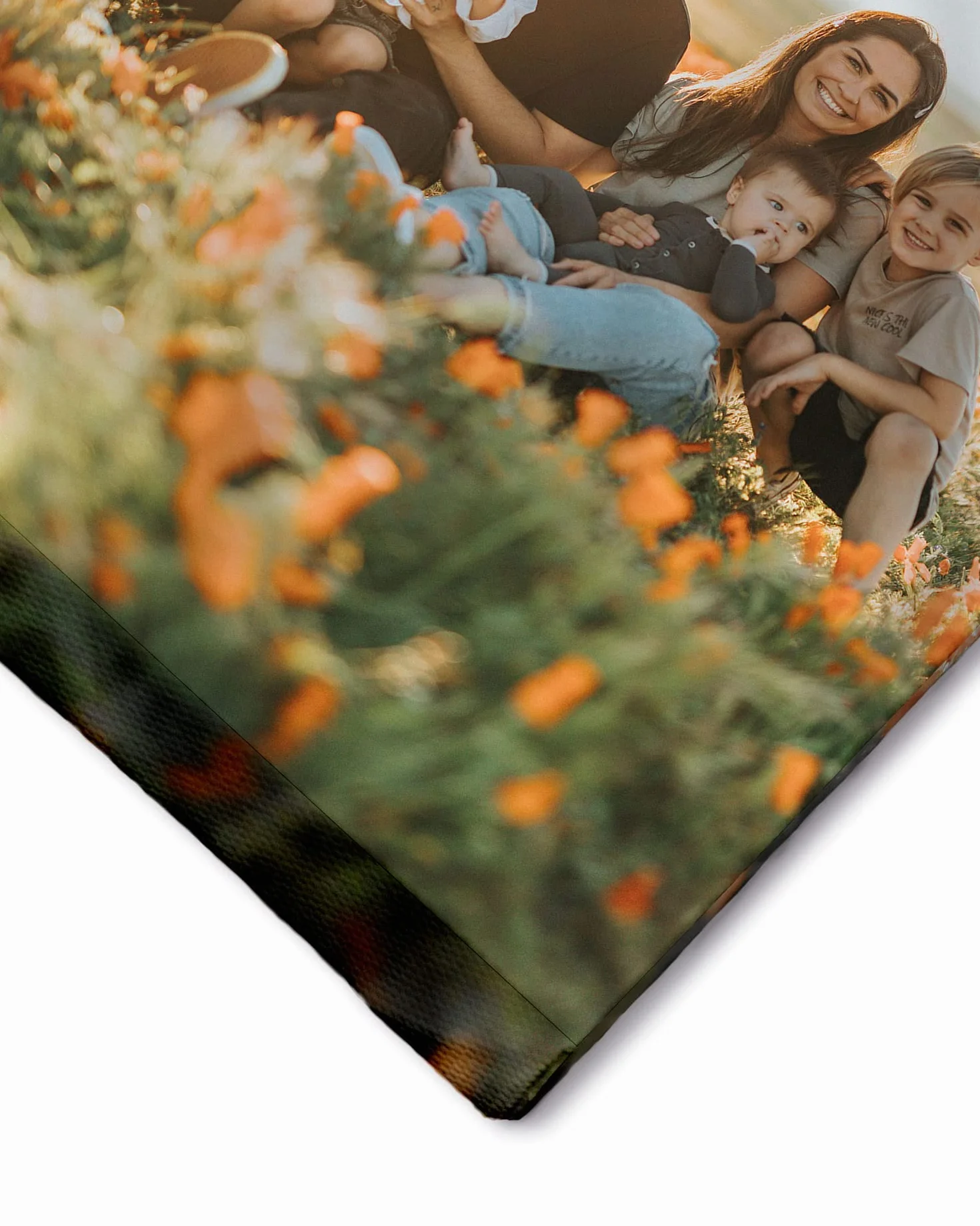 Toile Personnalisée Portrait Photo 30x40 cm Cadre en Tela et Bois