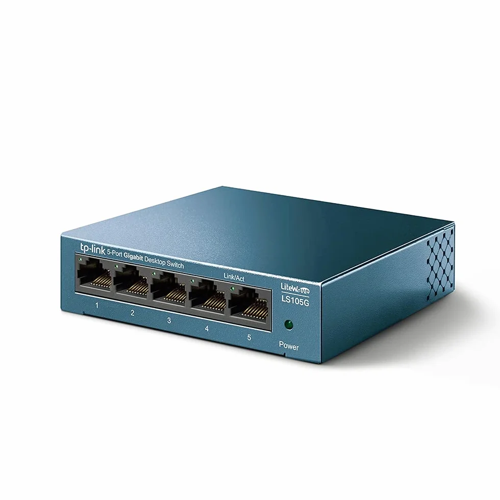 TP-Link LS105G Switch Ethernet Gigabit 5 Ports RJ45 Métallique 10/100/1000 Mbps