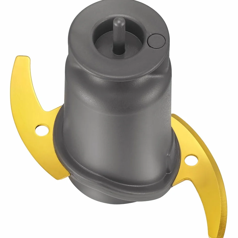 Moulinex 1,2,3 DP8108 - Hachoir électrique 1000 W, 2 lames Powerlife, capacité de jusqu'à 350 g/550 ml, couvercle hermétique, système de protection contre la surchauffe, compact, noir