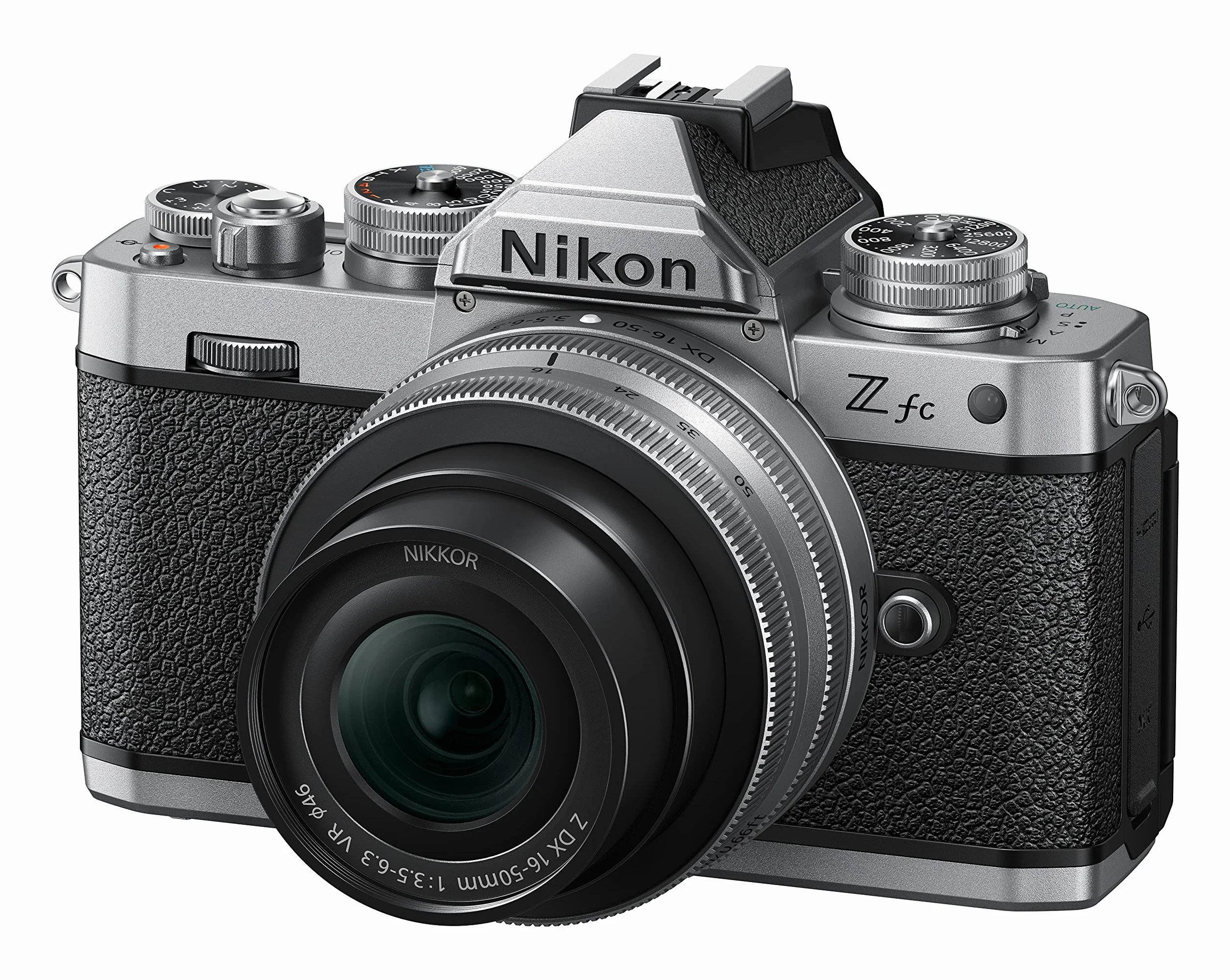 Nikon Z Fc Kit Z fc Aparat Fotograficzny, Srebrny/Czarny, 20,9 MP