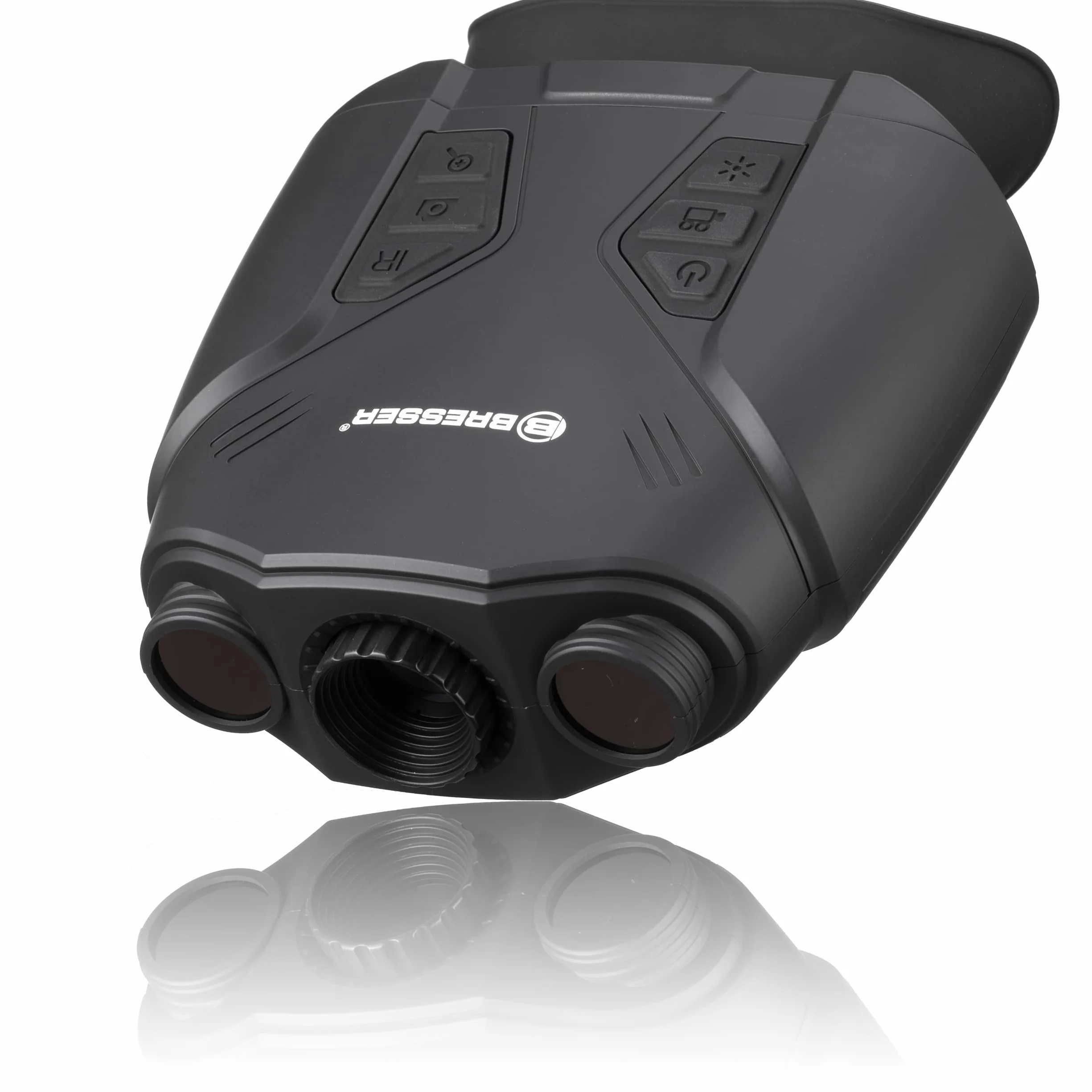 Bresser Cyfrowy noktowizor Binokular 3X Nightlux 200 Pro z zoomem cyfrowym (2-krotny), oświetleniem na podczerwień, dużym wyświetlaczem, funkcją zdjęć i wideo