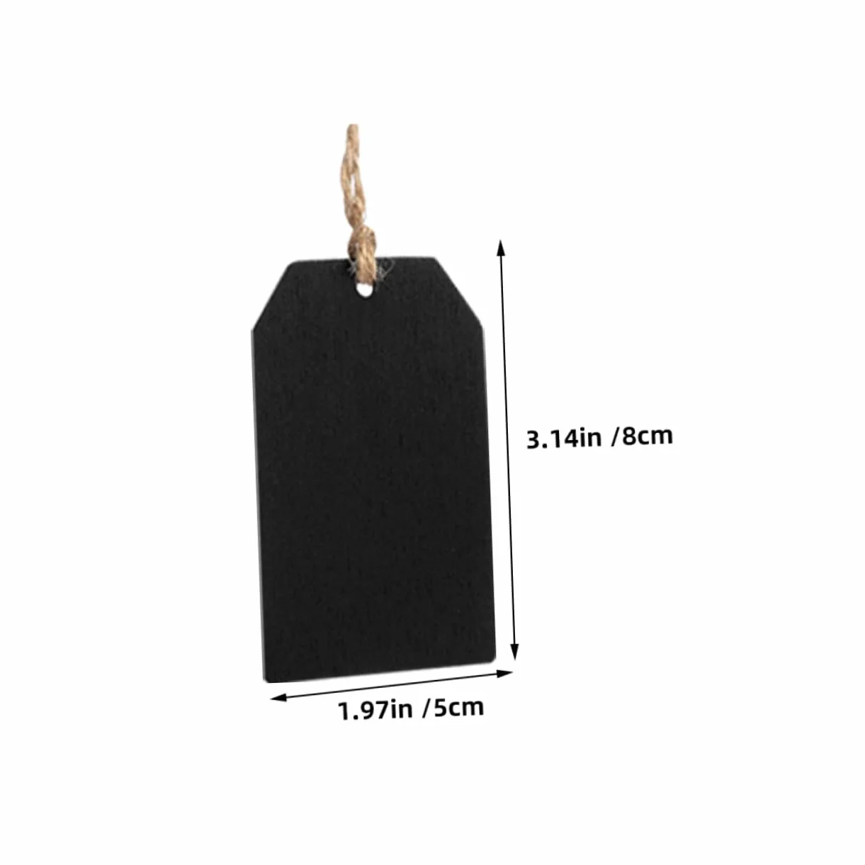 Lot de 32 Mini Étiquettes Suspendues Réutilisables avec Corde pour Décoration de Bouteilles Mariages