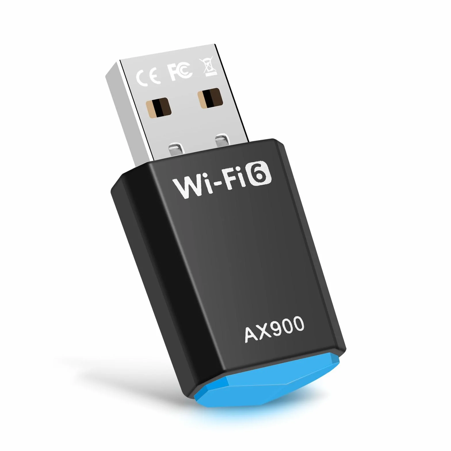 Clé WiFi 6 AX900 Mbps Double Bande 5,8Ghz/2,4Ghz Adaptateur USB WiFi pour Windows 11/10