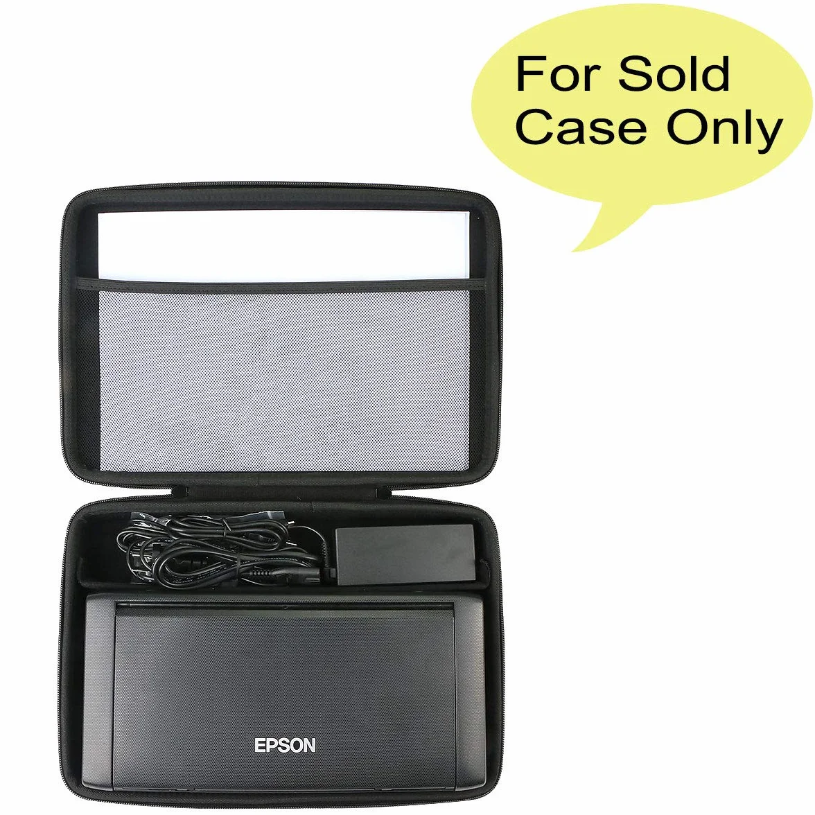 co2CREA Dur Étui de Voyage Rigide Housse Cas pour Epson Workforce WF 110 W Imprimante Jet d'encre