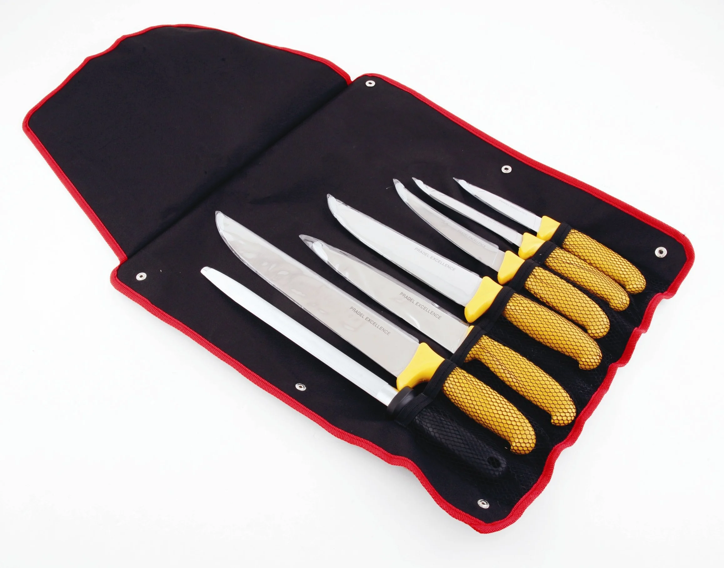 Pradel Excellence - I7107T - Sac de 7 Couteaux Boucher et Fusil