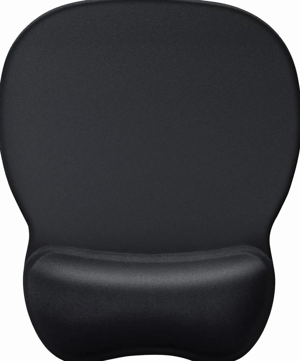 Tapis de Souris Ergonomique avec Repose-Poignet Mousse à Mémoire, Antidérapant, Lavable, Noir