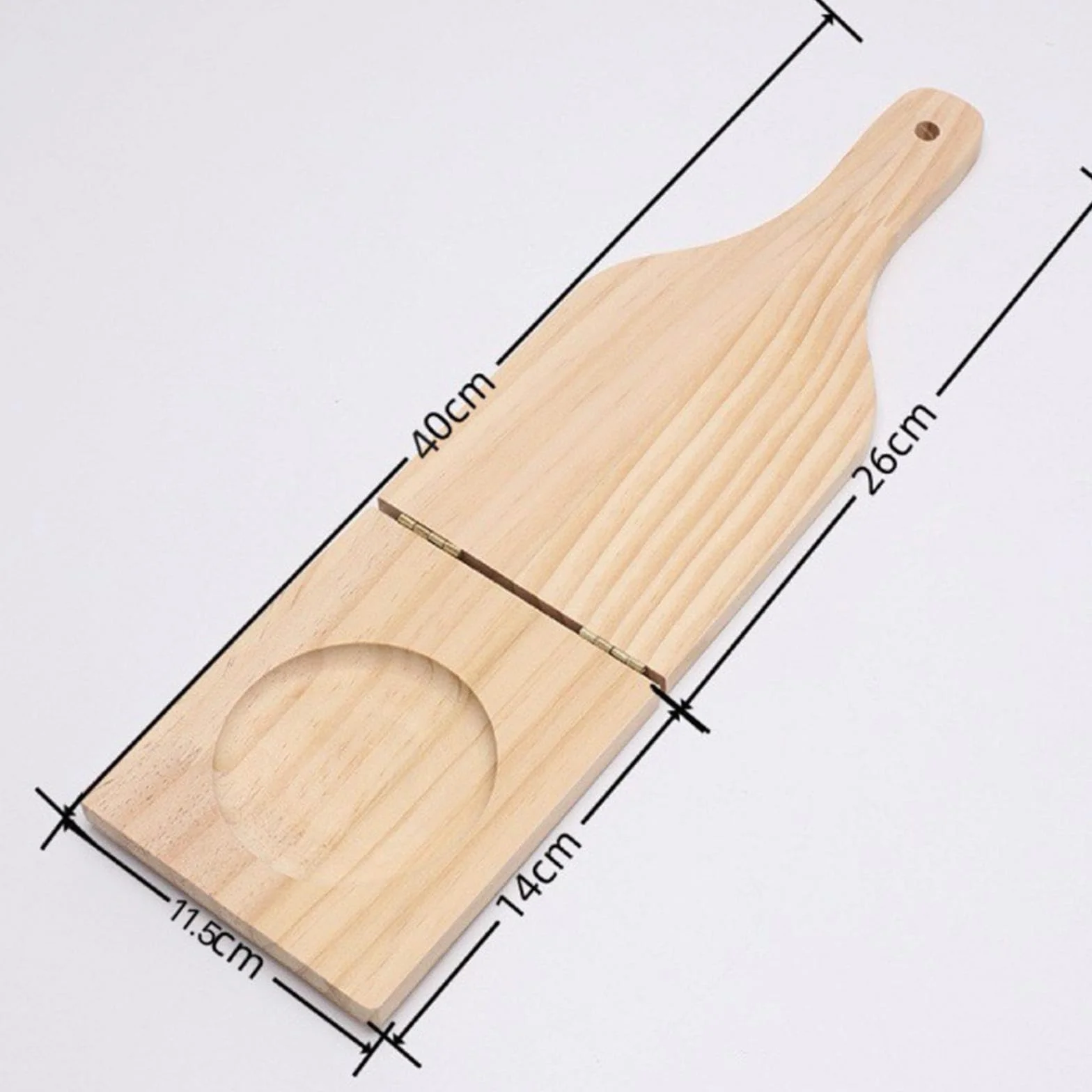 MagiDeal Presse à Bananes Plantain en Bois, Broyeur d'Aliments Ustensile de Cuisine