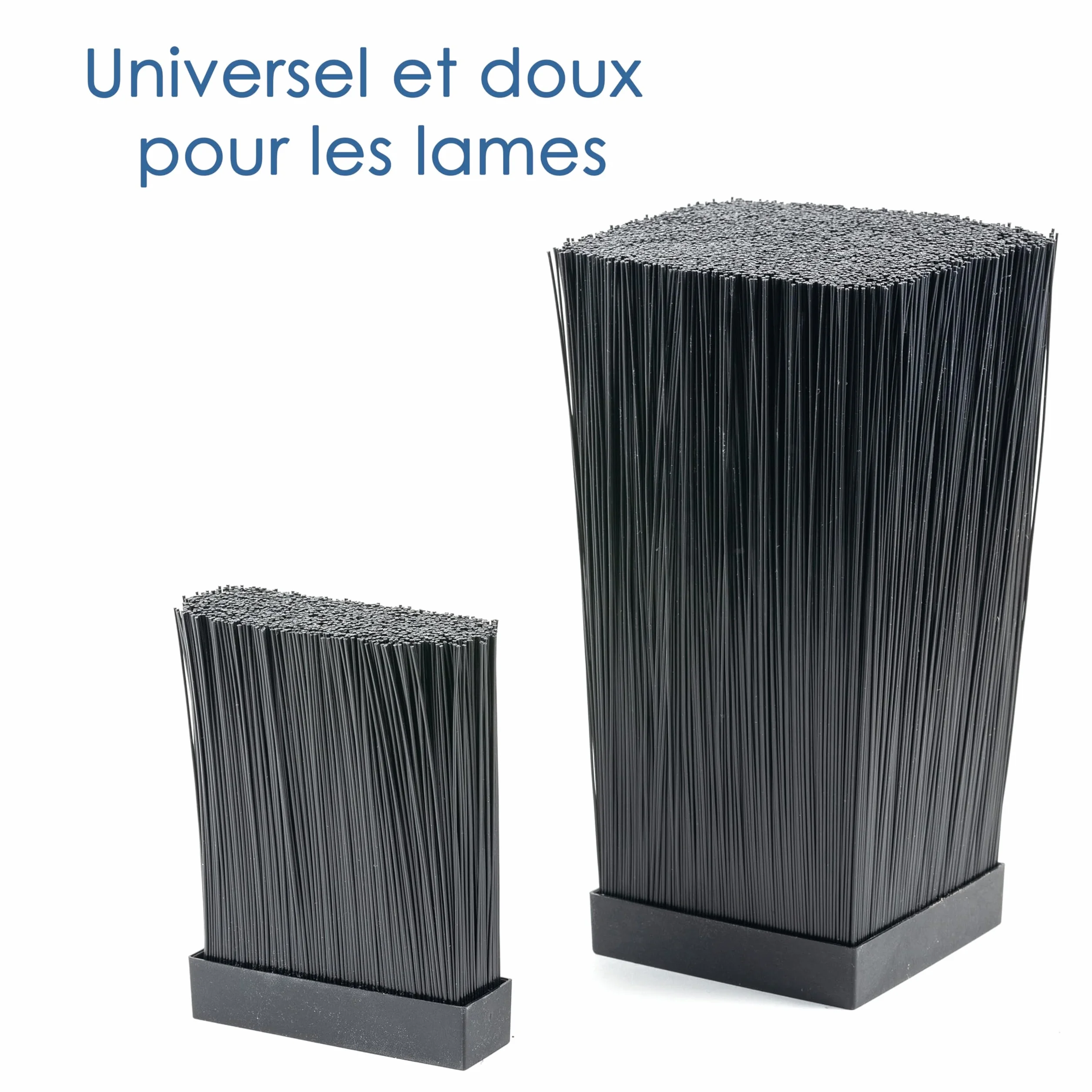 Bloc à couteaux Hanseküche en bambou marron carré incliné